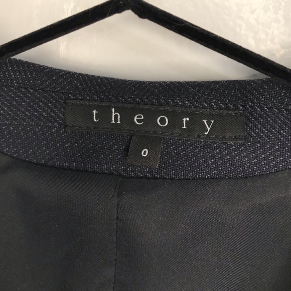 Theory, wool blazer, size 0 - Picture 5 of 6
